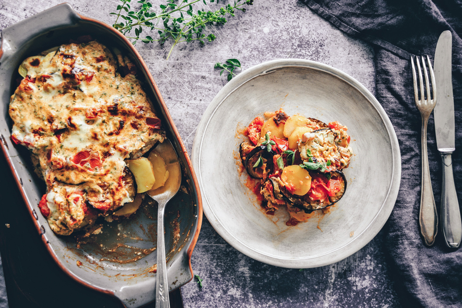 Vegetarisches Moussaka - Hauptgang - Rezepte - Kartoffel